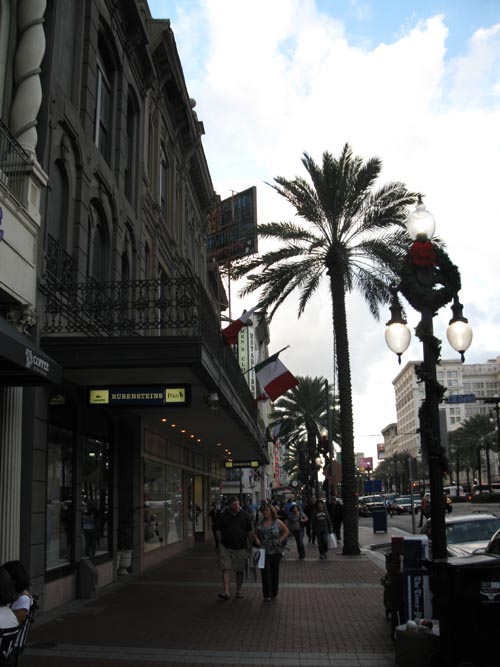South Side of Canal Street Near St. Charles Avenue, New Orleans, Louisiana