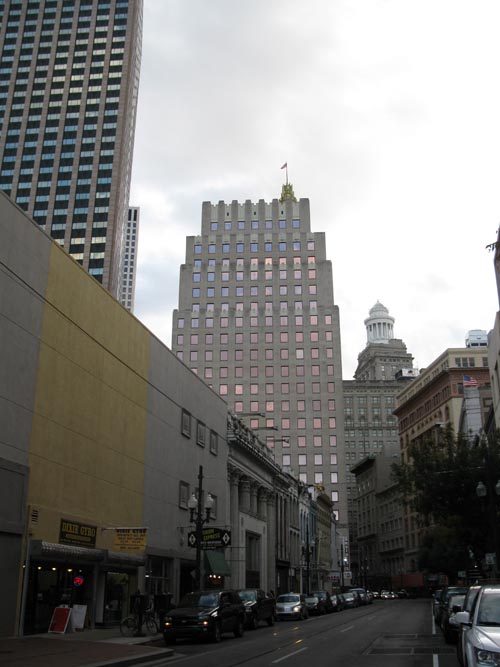 Looking South Down Carondelet Street From Canal Street, New Orleans, Louisiana