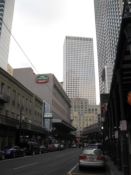 Looking South Down St. Charles Avenue From Canal Street, New Orleans, Louisiana