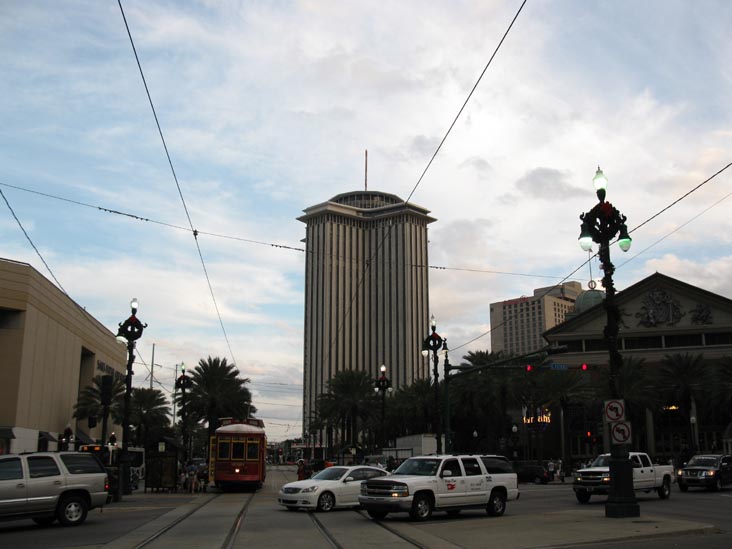 Looking East Down Canal Street From Peters Street, New Orleans, Louisiana