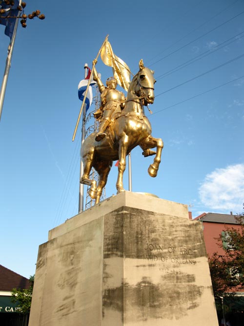 Joan of Arc Statue, French Market, French Quarter, New Orleans, Louisiana
