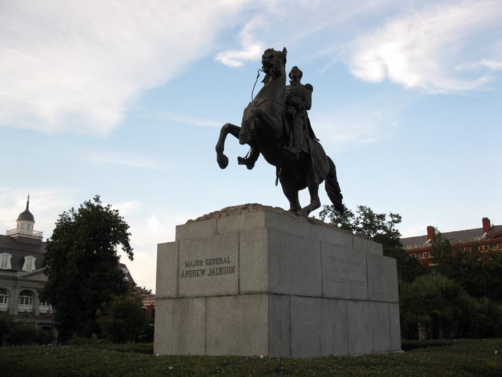 Andrew Jackson Statue, Jackson Square, French Quarter, New Orleans, Louisiana