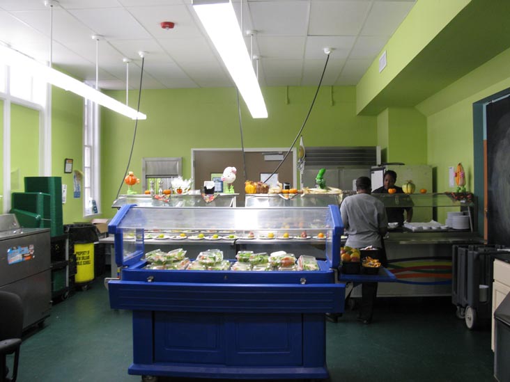 Cafeteria, Samuel J. Green Charter School, 2319 Valence Street, New Orleans, Louisiana