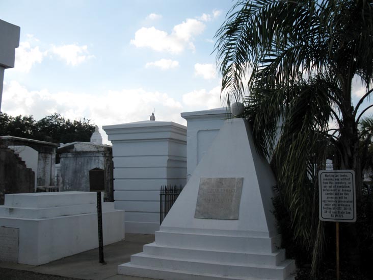 Saint Louis Cemetery #1, Basin Street Between Conti Street and St. Louis Street, New Orleans, Louisiana