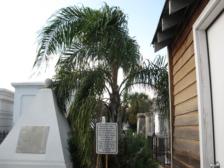 Saint Louis Cemetery #1, Basin Street Between Conti Street and St. Louis Street, New Orleans, Louisiana