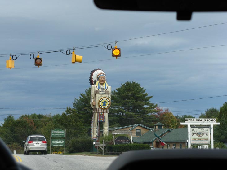 Freeport Big Indian, 117 US Route 1, Freeport, Maine, October 8, 2010