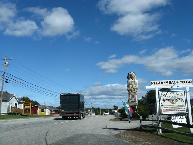 Freeport Big Indian, 117 US Route 1, Freeport, Maine, October 9, 2010