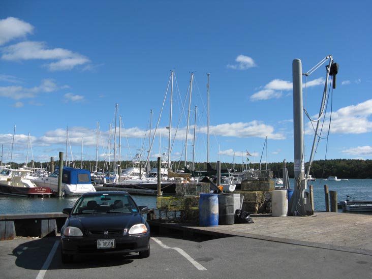Freeport Town Wharf Outside Harraseeket Lunch & Lobster Company, 36 Main Street, South Freeport, Maine
