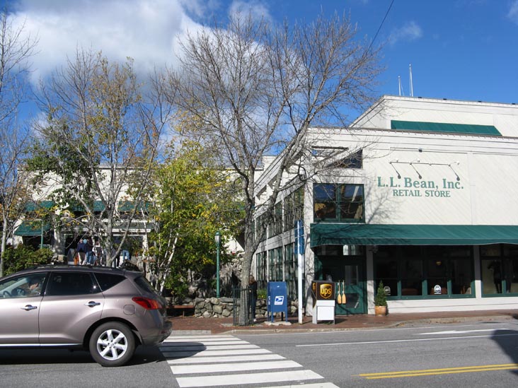L.L. Bean Flagship Store, Main Street at Bow Street, Freeport, Maine