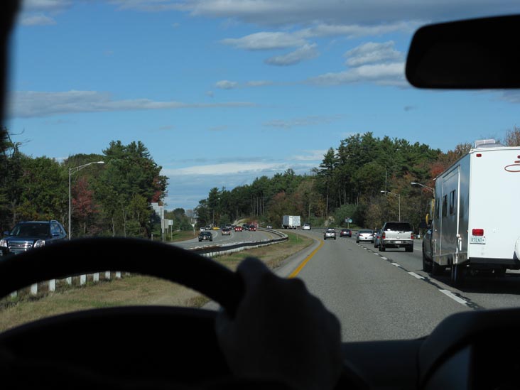 Northbound Interstate 95, Maine, October 8, 2010