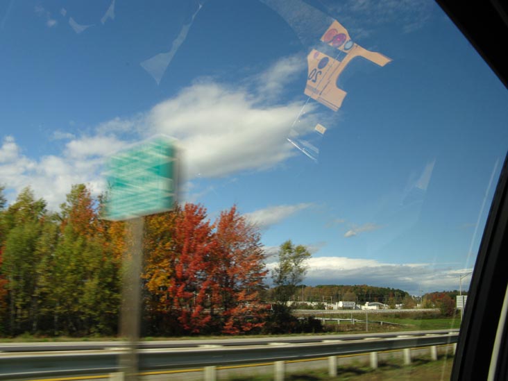 Northbound Interstate 95 Near Portland, Maine, October 8, 2010