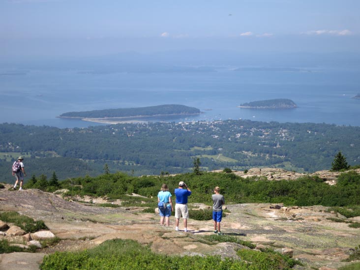 Bar Harbor From Cadillac Mountain, Acadia National Park, Mount Desert Island, Maine, July 3, 2013