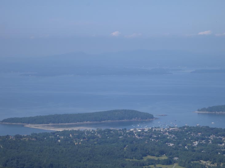 Bar Harbor From Cadillac Mountain, Acadia National Park, Mount Desert Island, Maine, July 3, 2013