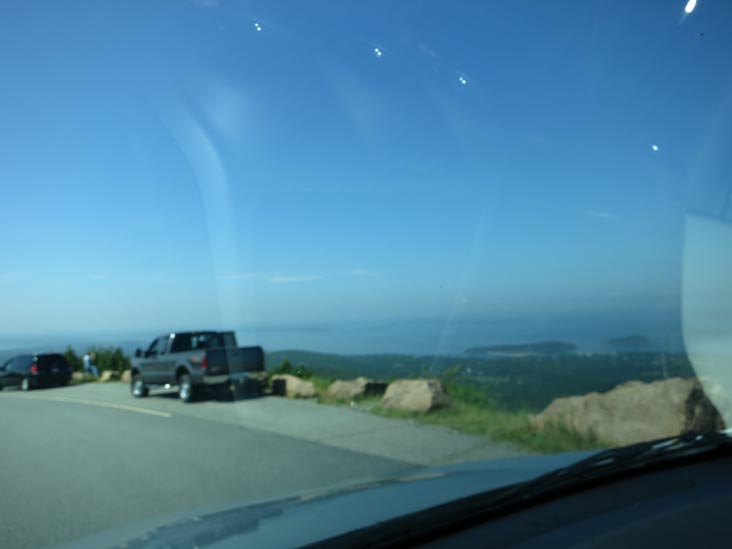 Driving Down Cadillac Mountain, Acadia National Park, Mount Desert Island, Maine, July 3, 2013