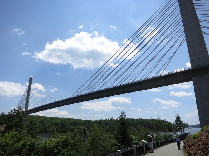 Penobscot Narrows Bridge and Observatory, Prospect, Maine, July 5, 2013
