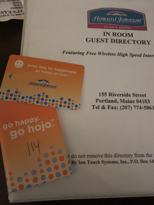 Room 114, Howard Johnson Plaza Hotel, 155 Riverside Street, Portland, Maine, June 30, 2013