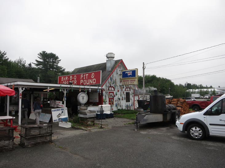 Trenton Lobster Pound & Real Pit BBQ, 324 Bar Harbor Road, Trenton, Maine, July 2, 2013
