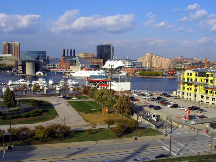 Inner Harbor From Federal Hill Park, Baltimore, Maryland