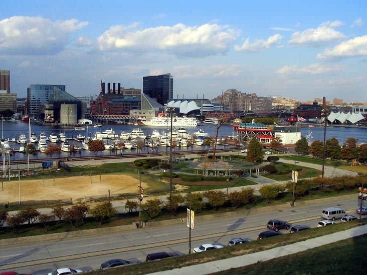 Inner Harbor From Federal Hill Park, Baltimore, Maryland