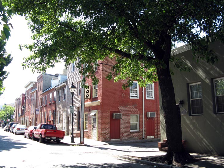 Lancaster Street and South Regester Street, NW Corner, Fells Point, Baltimore, Maryland