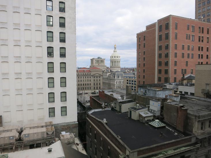 View From Hotel RL, 207 East Redwood Street, Baltimore, Maryland, January 16, 2016
