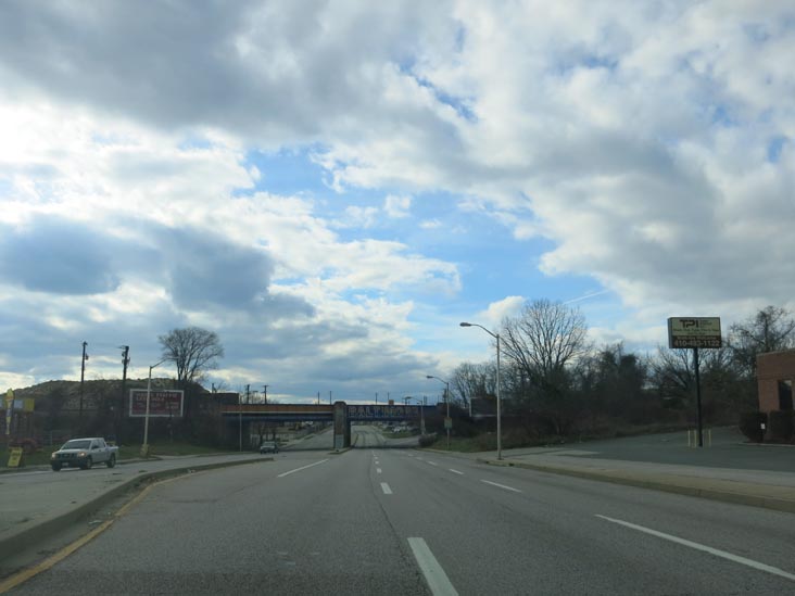 Pulaski Highway Near North Newkirk Street, Baltimore, Maryland, January 16, 2016