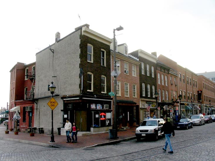South Broadway and Thames Street, Fells Point, Baltimore, Maryland