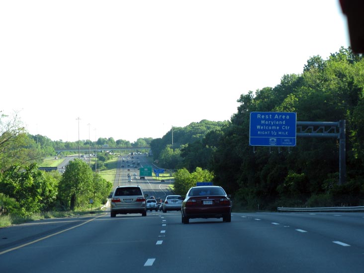Southbound Interstate 95 Near Maryland Welcome Center, Howard County, Maryland, May 25, 2008