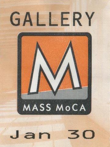 Paid Admission Sticker, MASS MoCA, North Adams, Massachusetts