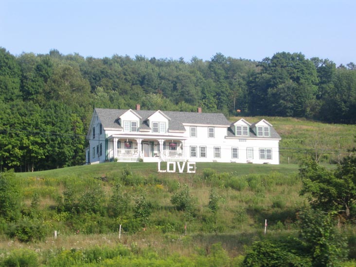 House Along Route 7 Near Pownal, Vermont