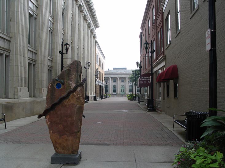 Looking Towards City Hall from North Street, Pittsfield, Massachusetts