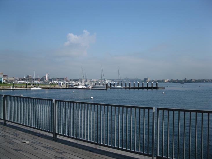 Inner Harbor Near Institute of Contemporary Art, Boston, Waterfront/Seaport District Bike Tour, South Boston, Boston, Massachusetts