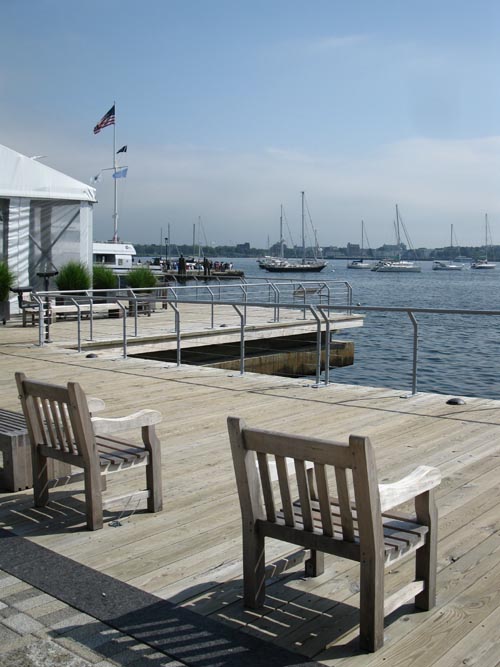Central Wharf Near New England Aquarium, Waterfront/Seaport District Bike Tour, Boston, Massachusetts