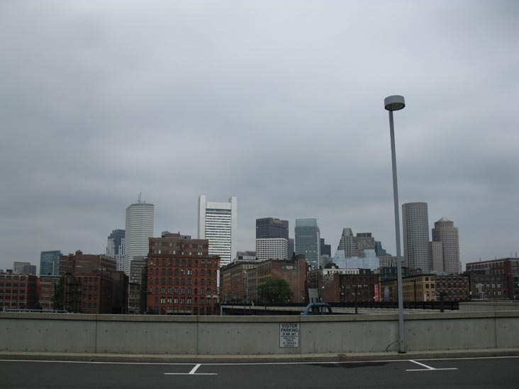 View Toward Downtown Boston From Boston Convention & Exhibition Center, Waterfront/Seaport District Bike Tour, South Boston, Boston, Massachusetts