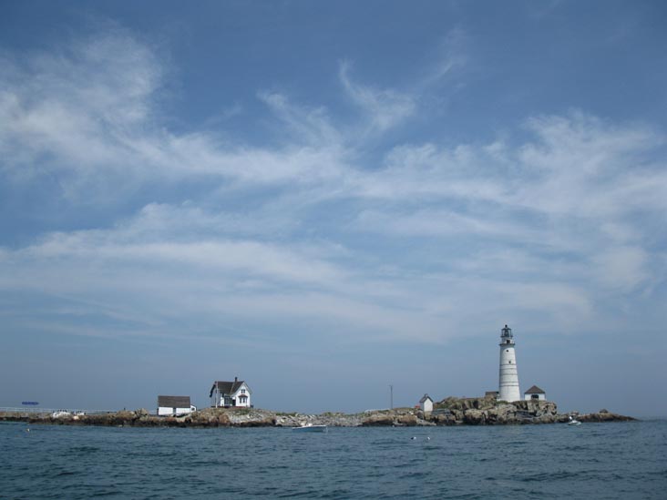 Boston Light, Little Brewster Island, Flagship Adventures Boston Harbor Rigid Inflatable Boat (RIB) Tour, Boston Harbor, Boston, Massachusetts, July 24, 2010