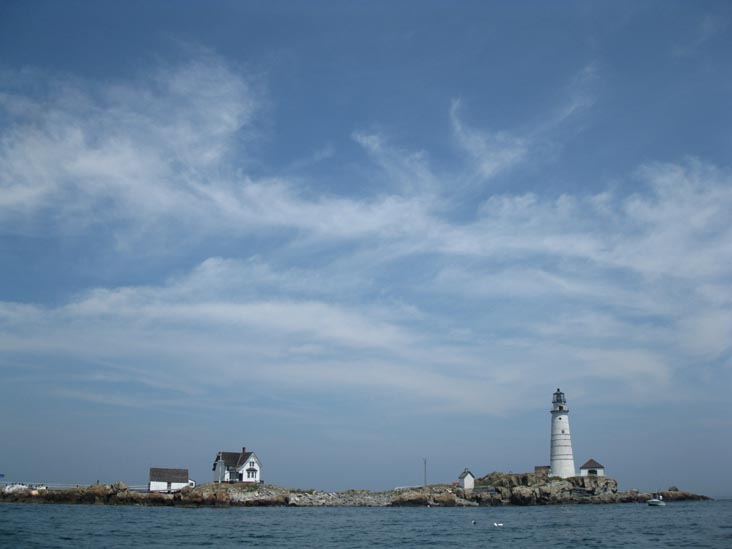 Boston Light, Little Brewster Island, Flagship Adventures Boston Harbor Rigid Inflatable Boat (RIB) Tour, Boston Harbor, Boston, Massachusetts, July 24, 2010