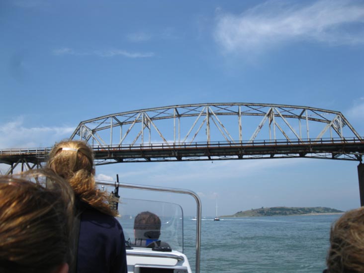 Long Island Viaduct, Flagship Adventures Boston Harbor Rigid Inflatable Boat (RIB) Tour, Boston Harbor, Boston, Massachusetts, July 24, 2010