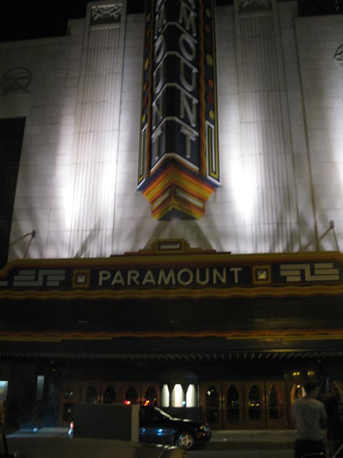 Paramount Theatre, 559 Washington Street, Downtown Boston, Boston, Massachusetts, September 25, 2011