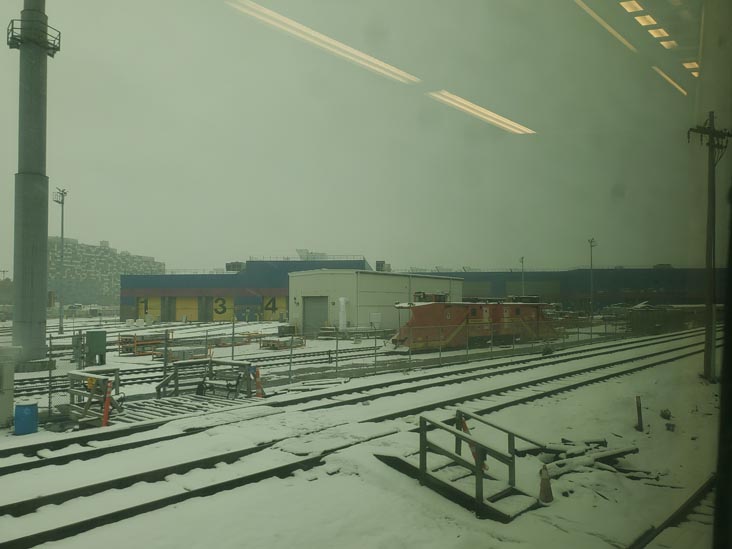 MBTA Newburyport/Rockport Line Train, Boston, Massachusetts, January 16, 2023