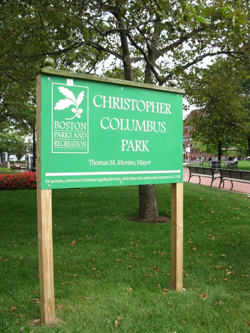 Christopher Columbus Waterfront Park, North End, Boston, Massachusetts, October 2, 2011