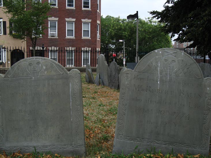 Copp's Hill Burying Ground, North End, Boston, Massachusetts, July 24, 2010