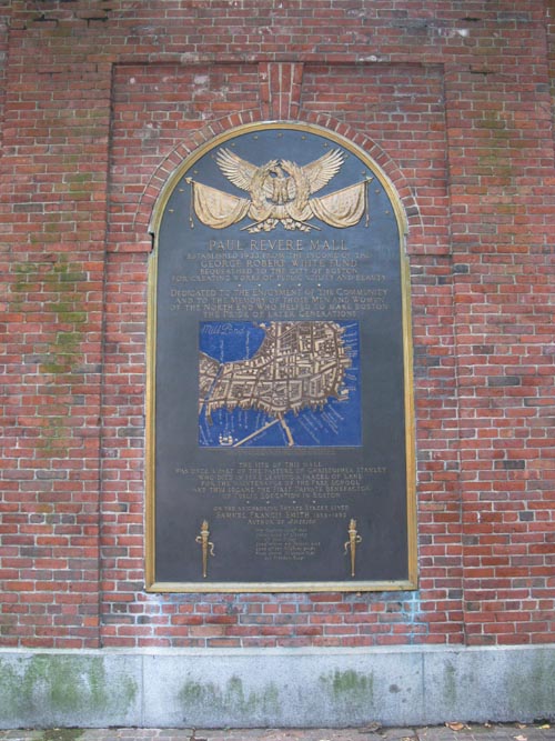 Paul Revere Mall, North End, Boston, Massachusetts