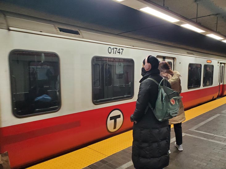Red Line, The T, Boston, Massachusetts, January 15, 2023