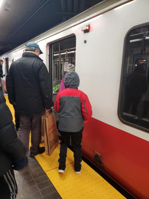 Red Line, The T, Boston, Massachusetts, January 15, 2023
