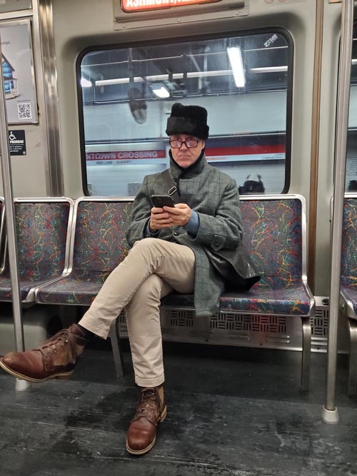 Red Line, The T, Boston, Massachusetts, January 16, 2023