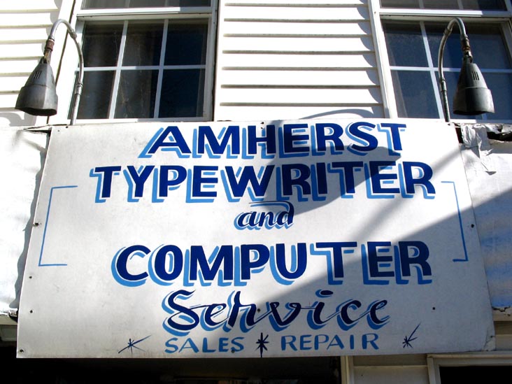 Amherst Typewriter and Computer Service, 41 North Pleasant Road, Amherst, Massachusetts