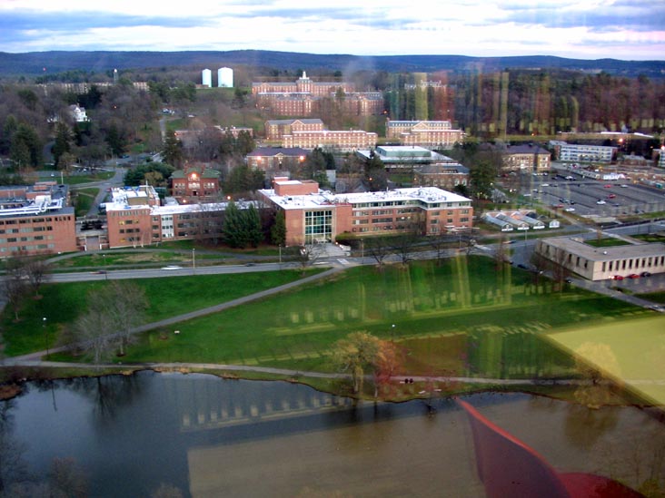 Campus Pond From Floor 23, W.E.B. Du Bois Library, University of Massachusetts, Amherst, Massachusetts