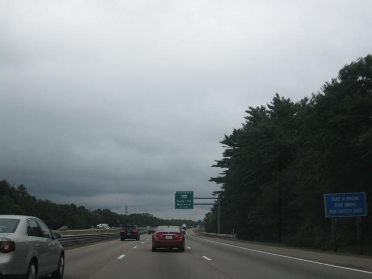 Northbound Interstate 95, Massachusetts, October 1, 2011