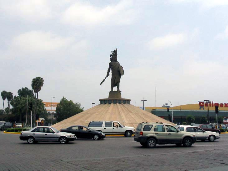 Cuauhtémoc Statue, Blvd. Cuauhtémoc and Avenida Paseo de los Héroes, Tijuana, Baja California, Mexico