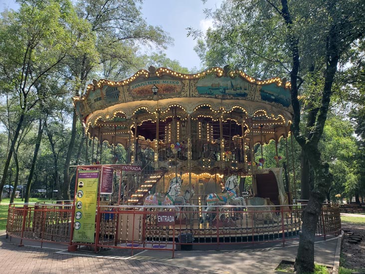 Carousel, Bosque de Chapultepec, Mexico City/Ciudad de México, Mexico, August 12, 2021